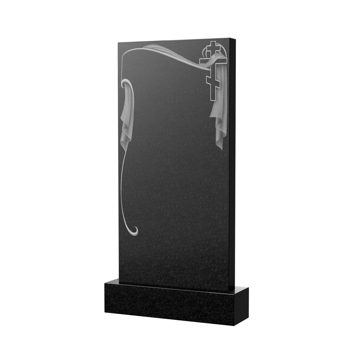 Художественное оформление памятника в&nbsp;Самаре | Художественное оформление на гранитную стелу, рисунок ВХО-051