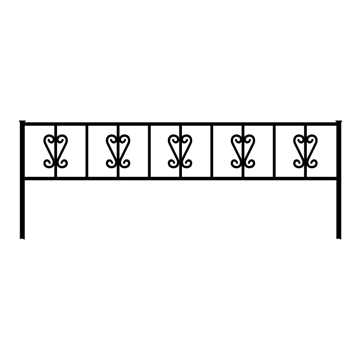 Металлические оградки, столы, скамейки в&nbsp;Самаре | Оградка №8