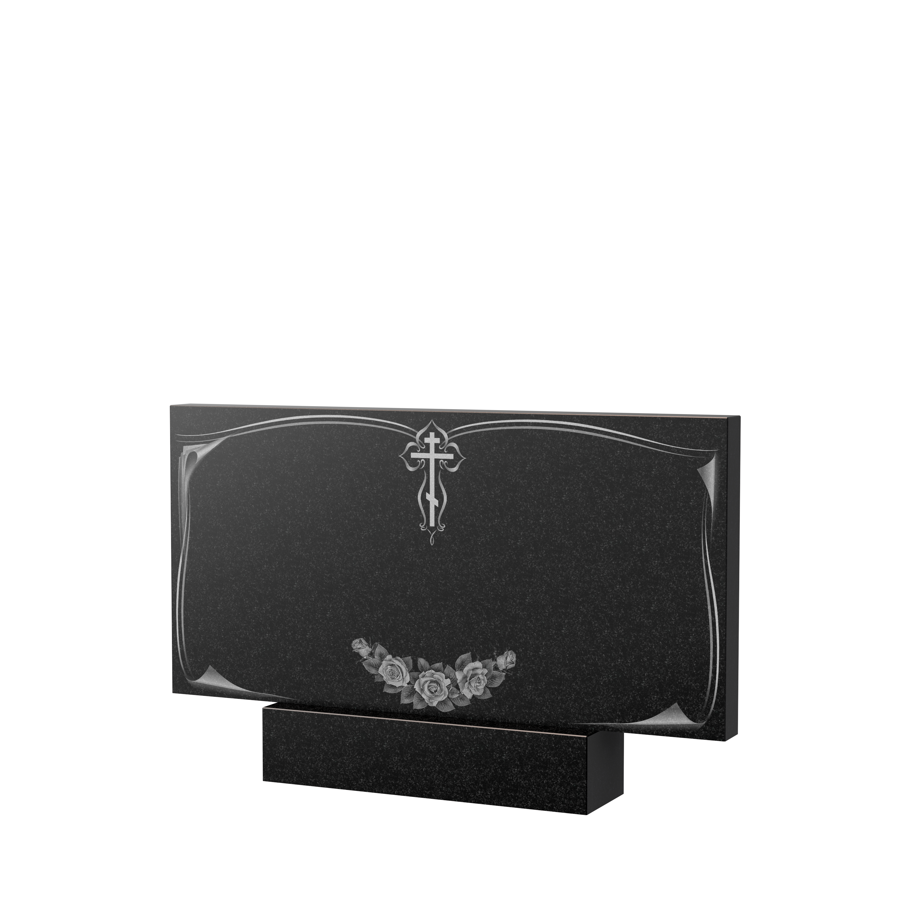 Художественное оформление памятника в&nbsp;Самаре | Художественное оформление на гранитную стелу, рисунок ГХО-001