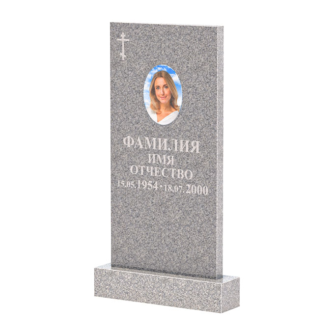 Памятники из цветного гранита в&nbsp;Самаре | Памятник из Сибирского гранита прямой