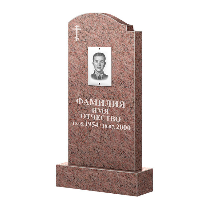 Гранитные памятники в&nbsp;Самаре | Памятник из гранита Розалия Pink ФГЦ-25