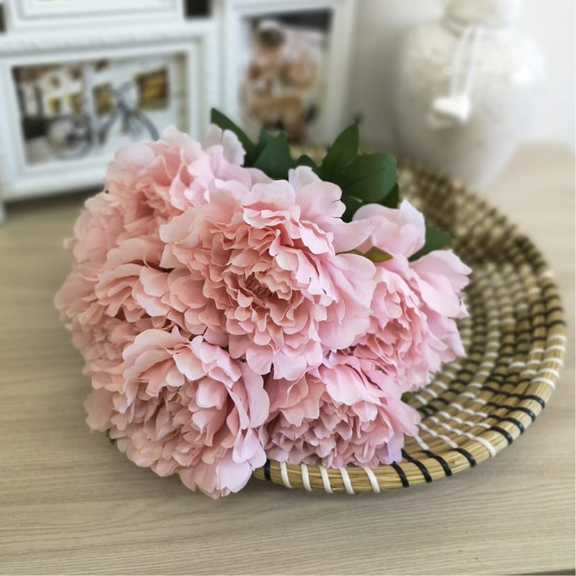 Искусственные цветы в Самаре | Цветы искусственные «Пионы», розовые, букет