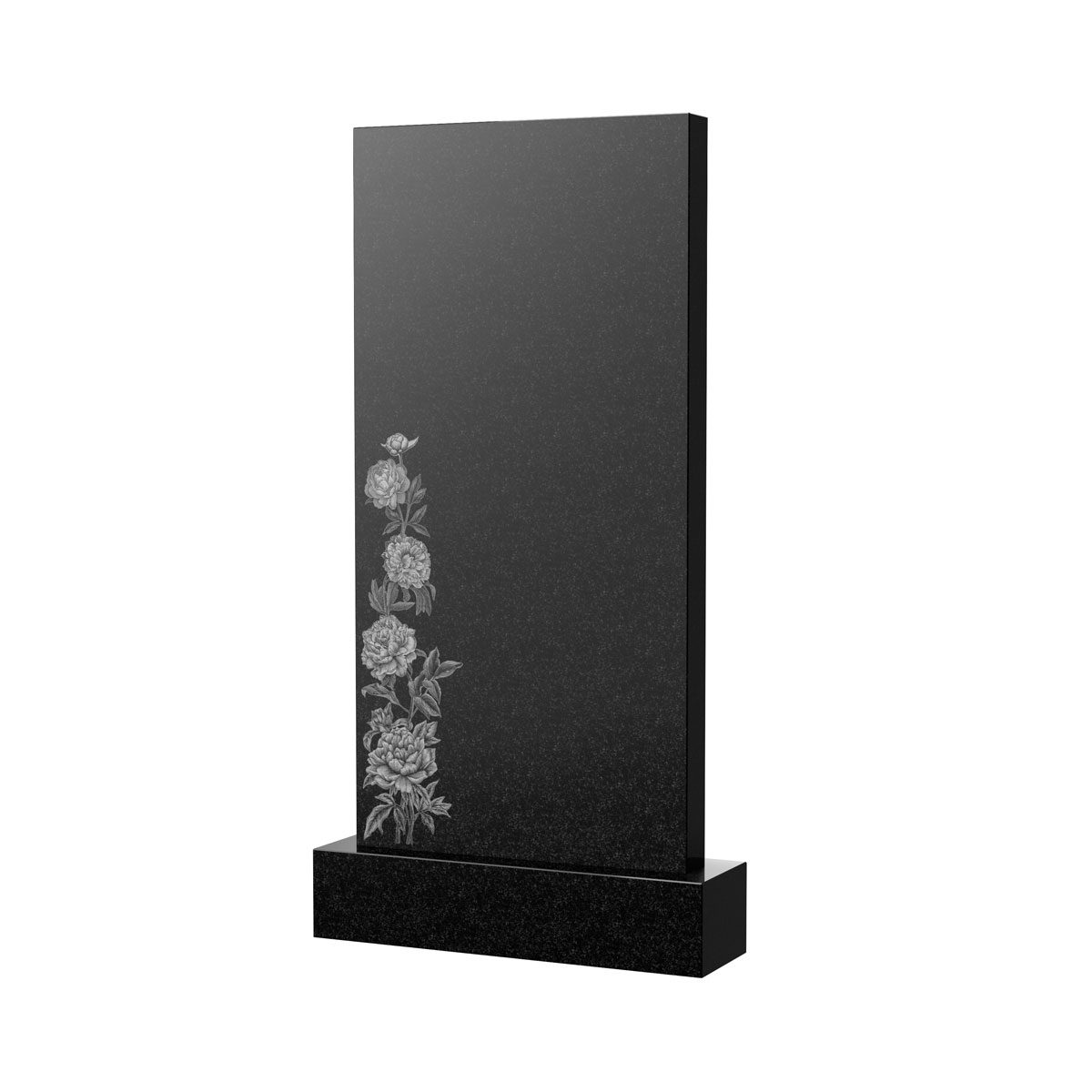 Художественное оформление памятника в&nbsp;Самаре | Художественное оформление на гранитную стелу, рисунок ВХО-059