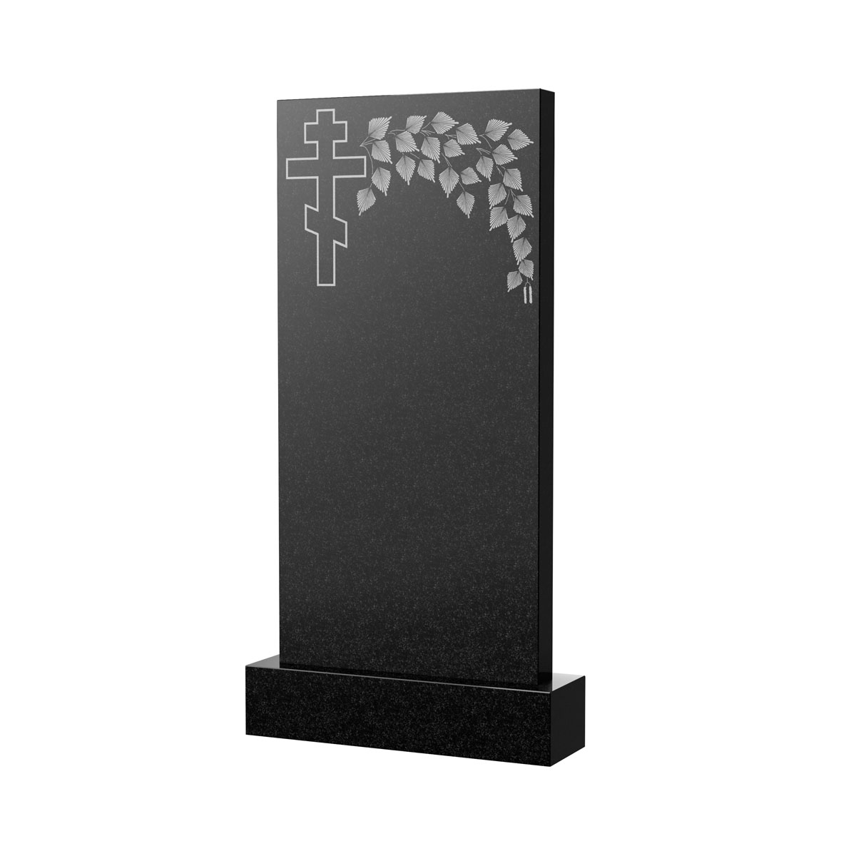 Художественное оформление памятника в&nbsp;Самаре | Художественное оформление на гранитную стелу, рисунок ВХО-033