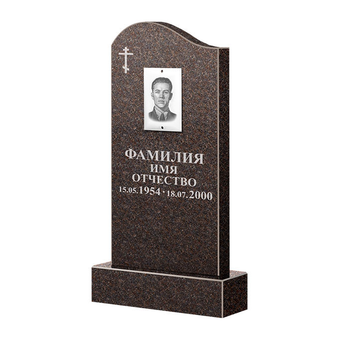 Памятники из цветного гранита в&nbsp;Самаре | Памятник из гранита Карел Brown ФГЦ-030