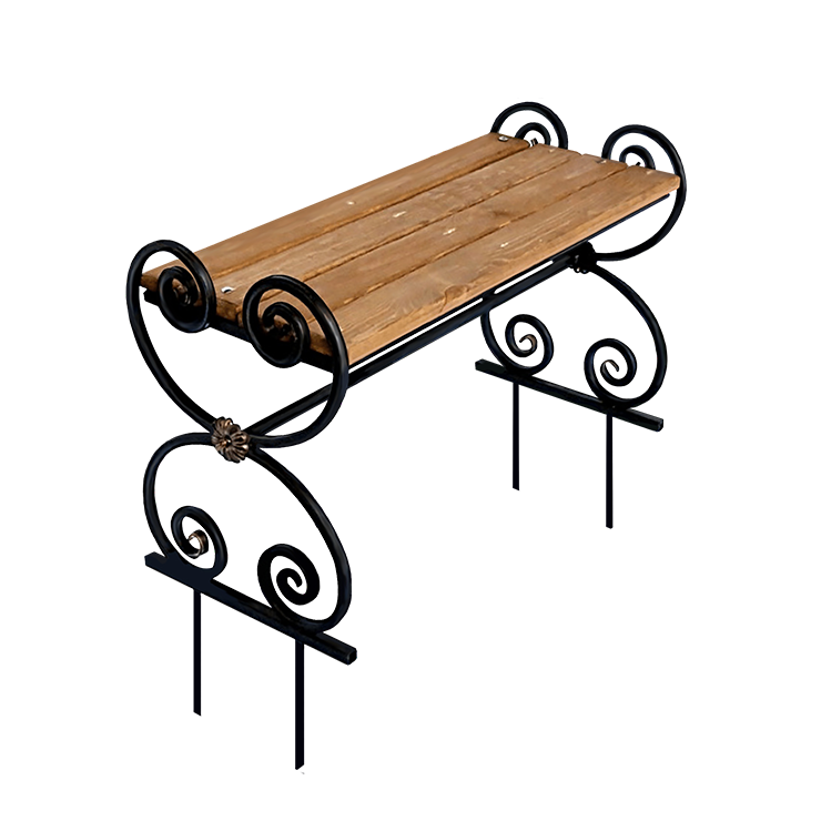 Кованые изделия в&nbsp;Самаре | Кованая скамейка СТ.001