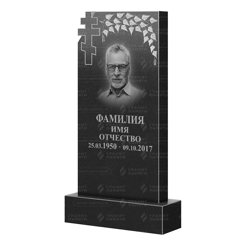 Памятники из гранита с деревом в&nbsp;Самаре | Гранитный памятник ФГ-202