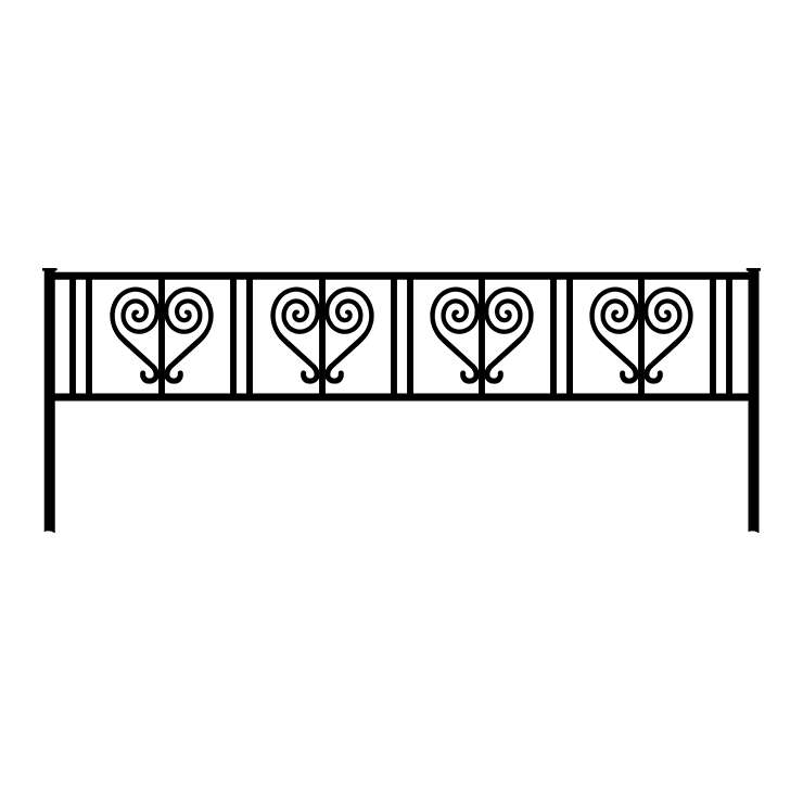 Кованые изделия в&nbsp;Самаре | Кованая оградка ОГ.005