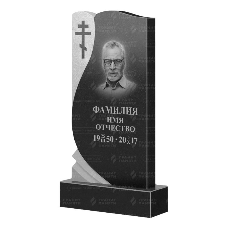Памятники из гранита вертикальные в&nbsp;Самаре | Гранитный памятник ФГ-169