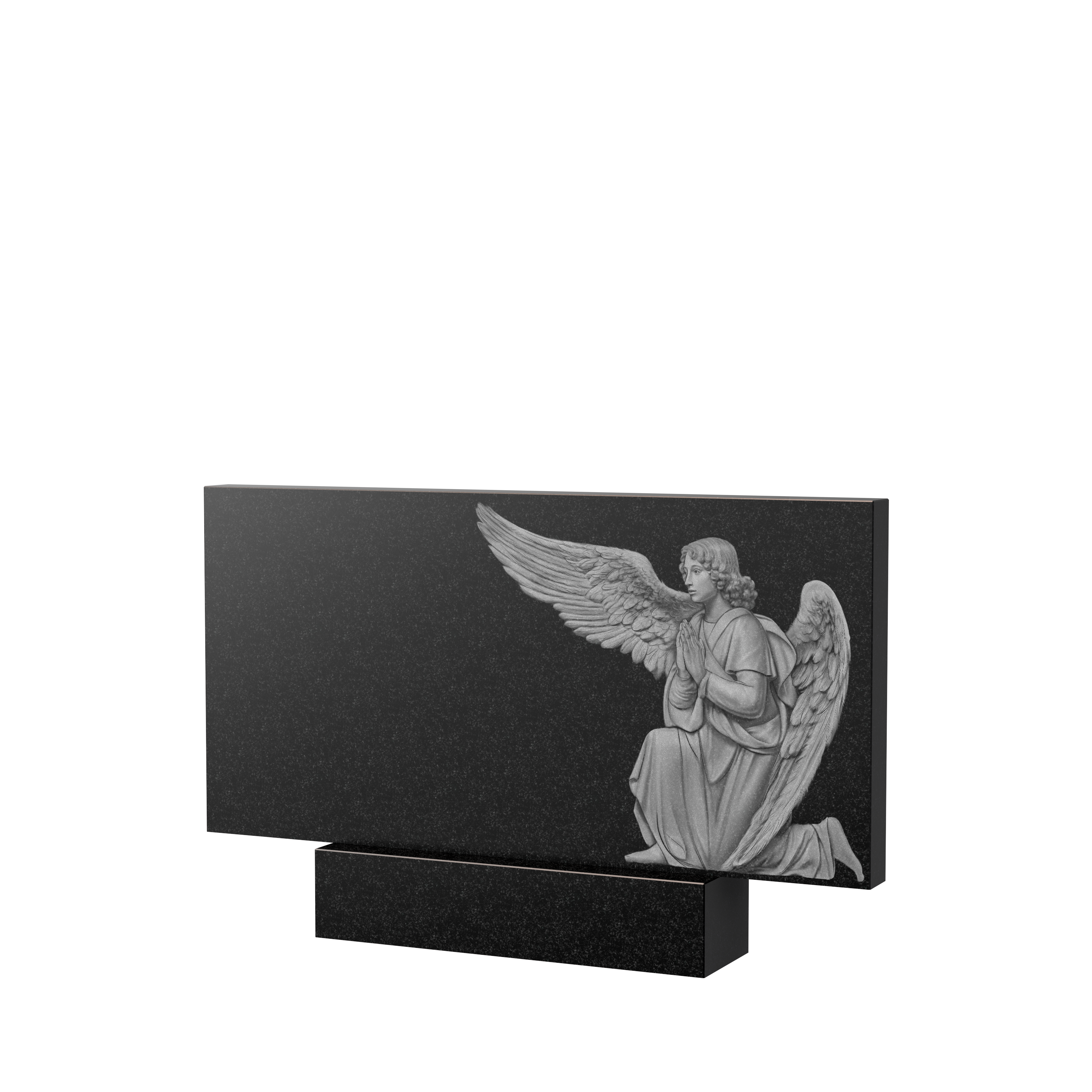 Художественное оформление памятника в&nbsp;Самаре | Художественное оформление на гранитную стелу, рисунок ГХО-007