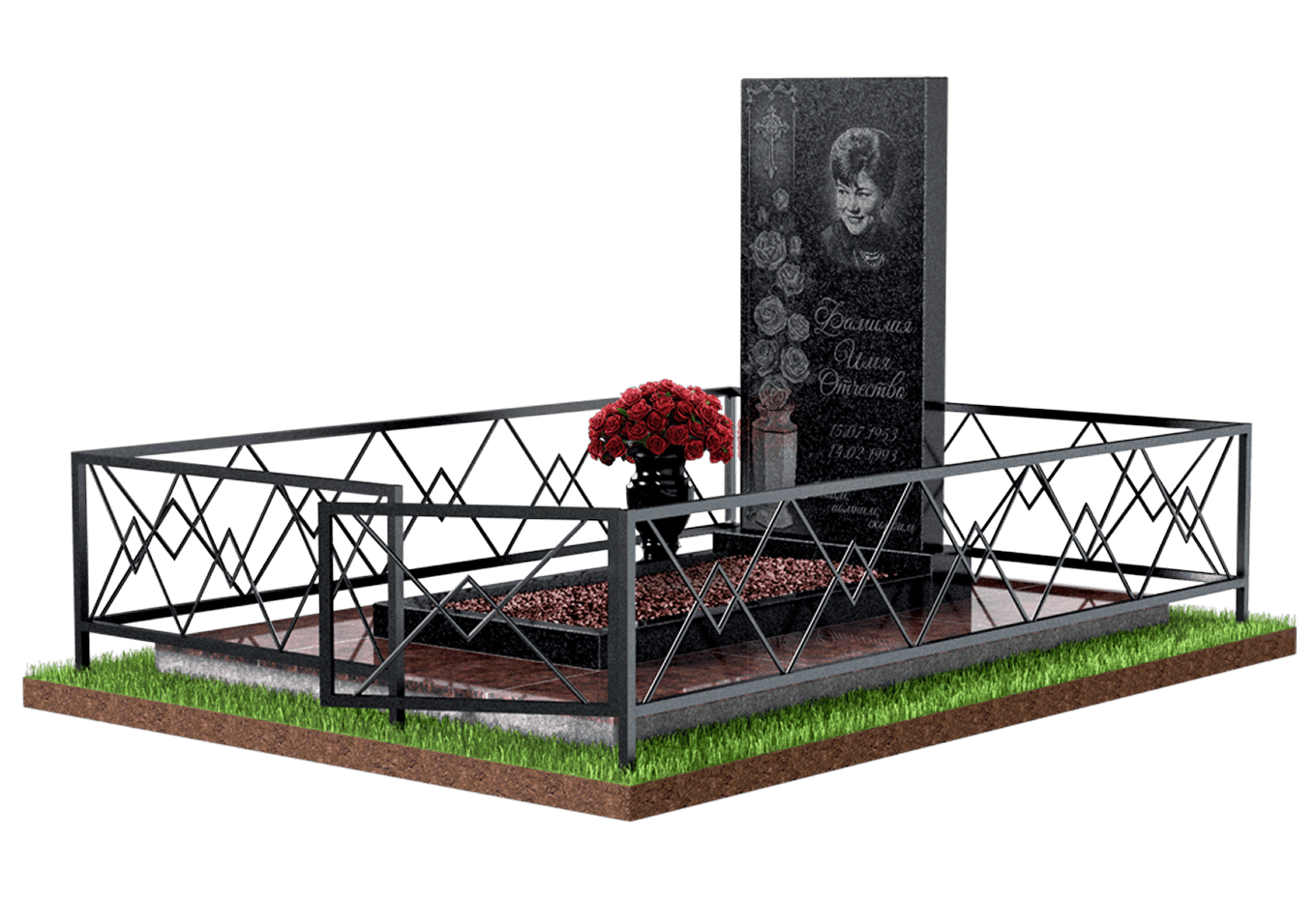 Благоустройство захоронения в Самаре