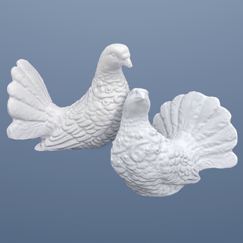 Скульптуры из искусственного мрамора в Самаре | Голубь пара