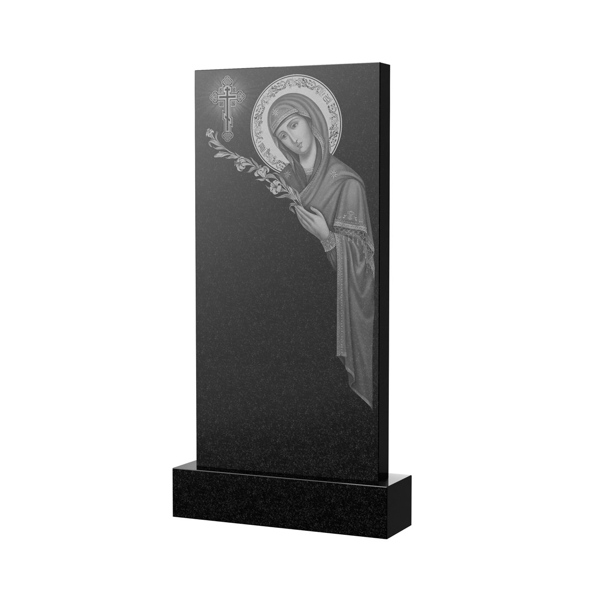 Художественное оформление памятника в&nbsp;Самаре | Художественное оформление на гранитную стелу, рисунок ВХО-035