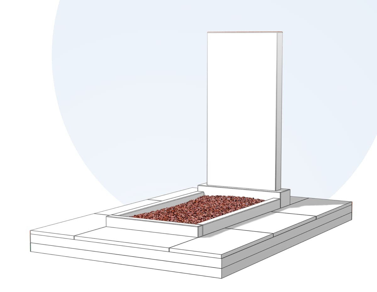 Засыпка цветника камушками в Самаре
