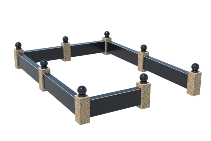 Цоколи на могилу в&nbsp;Самаре | Цоколь на могилу №0036