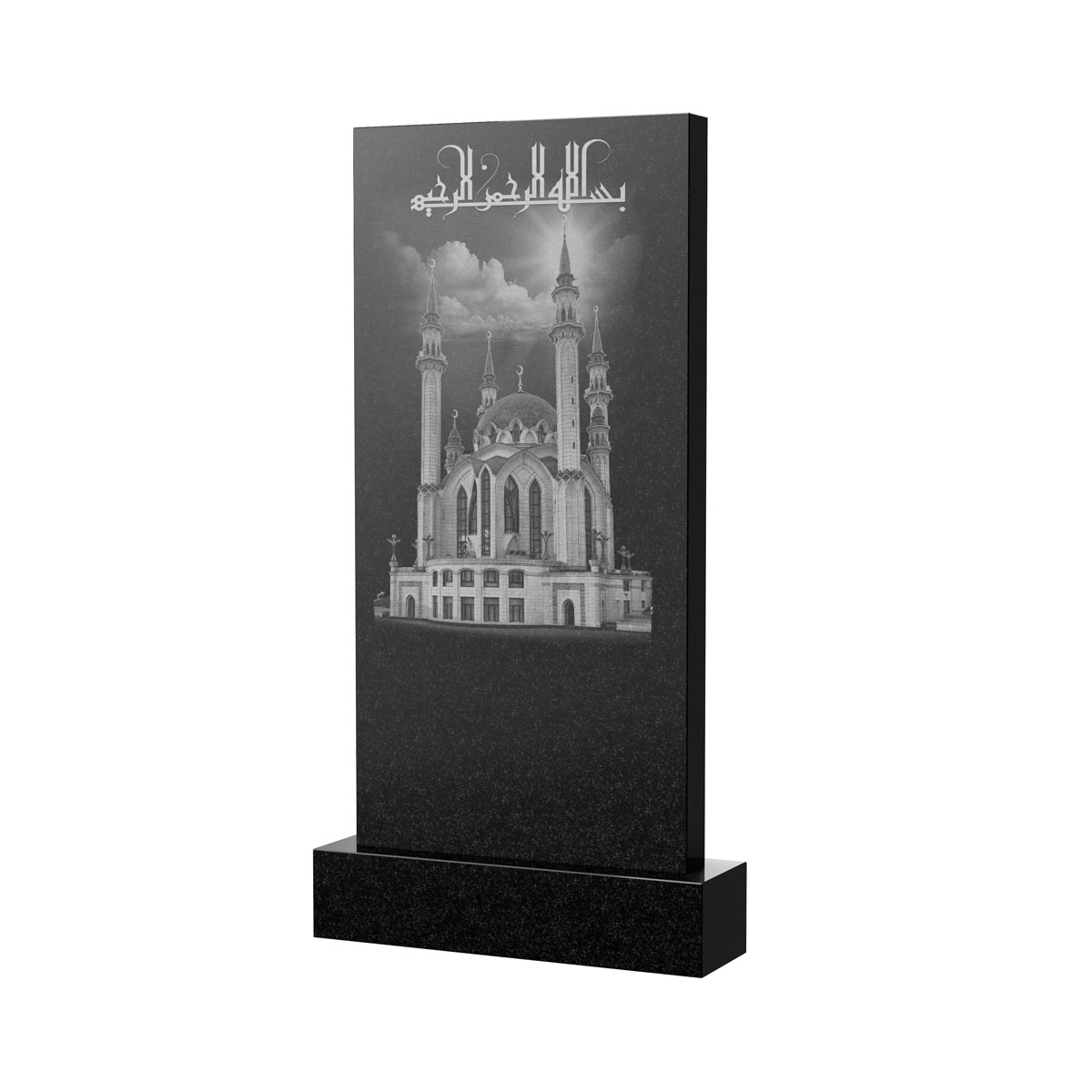 Художественное оформление памятника в&nbsp;Самаре | Художественное оформление на гранитную стелу, рисунок ВХО-047