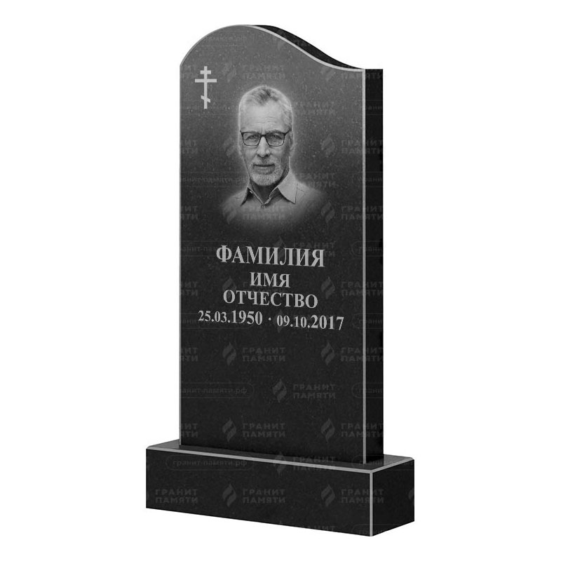 Бюджетные памятники в&nbsp;Самаре | Гранитный памятник ФГ-030