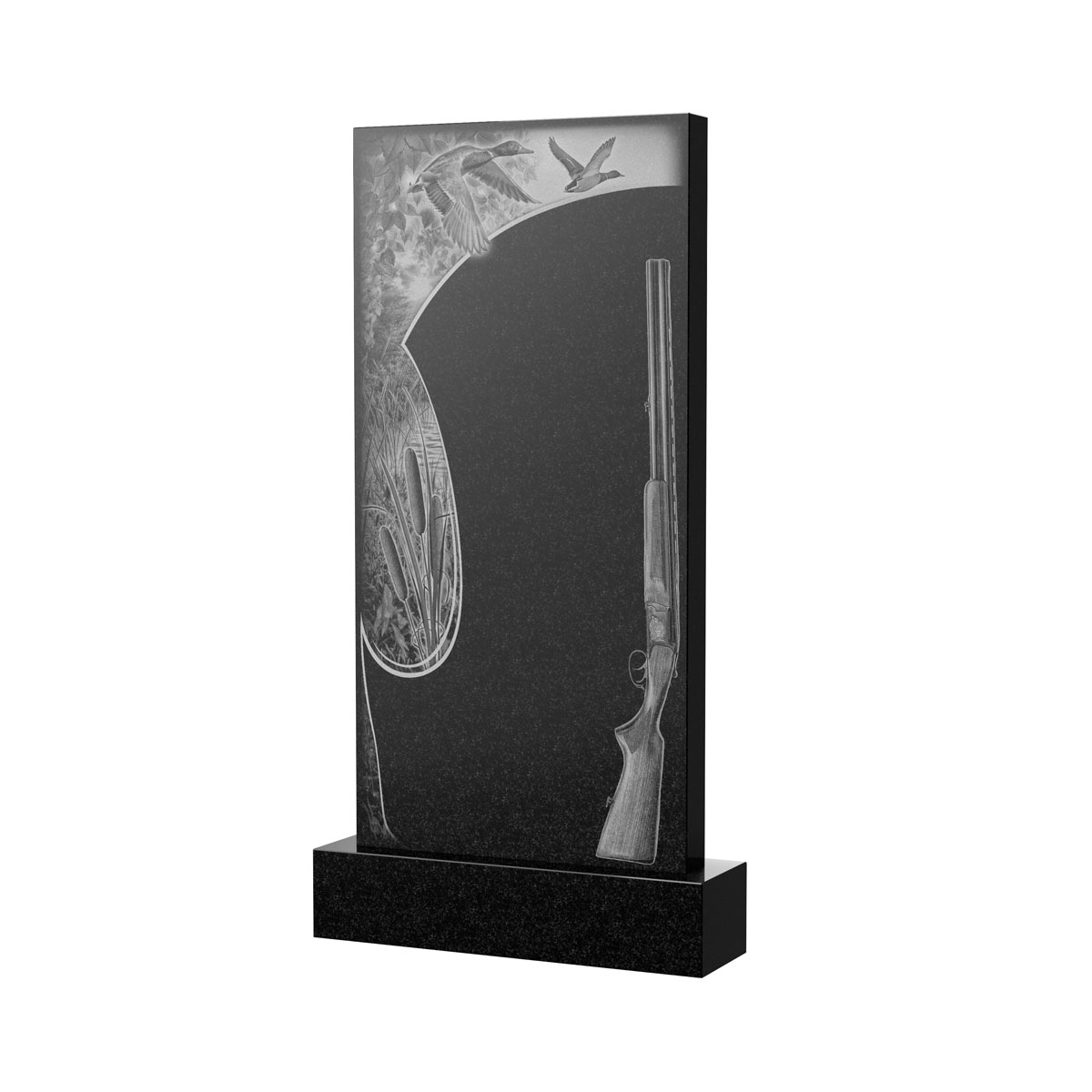 Художественное оформление памятника в&nbsp;Самаре | Художественное оформление на гранитную стелу, рисунок ВХО-052