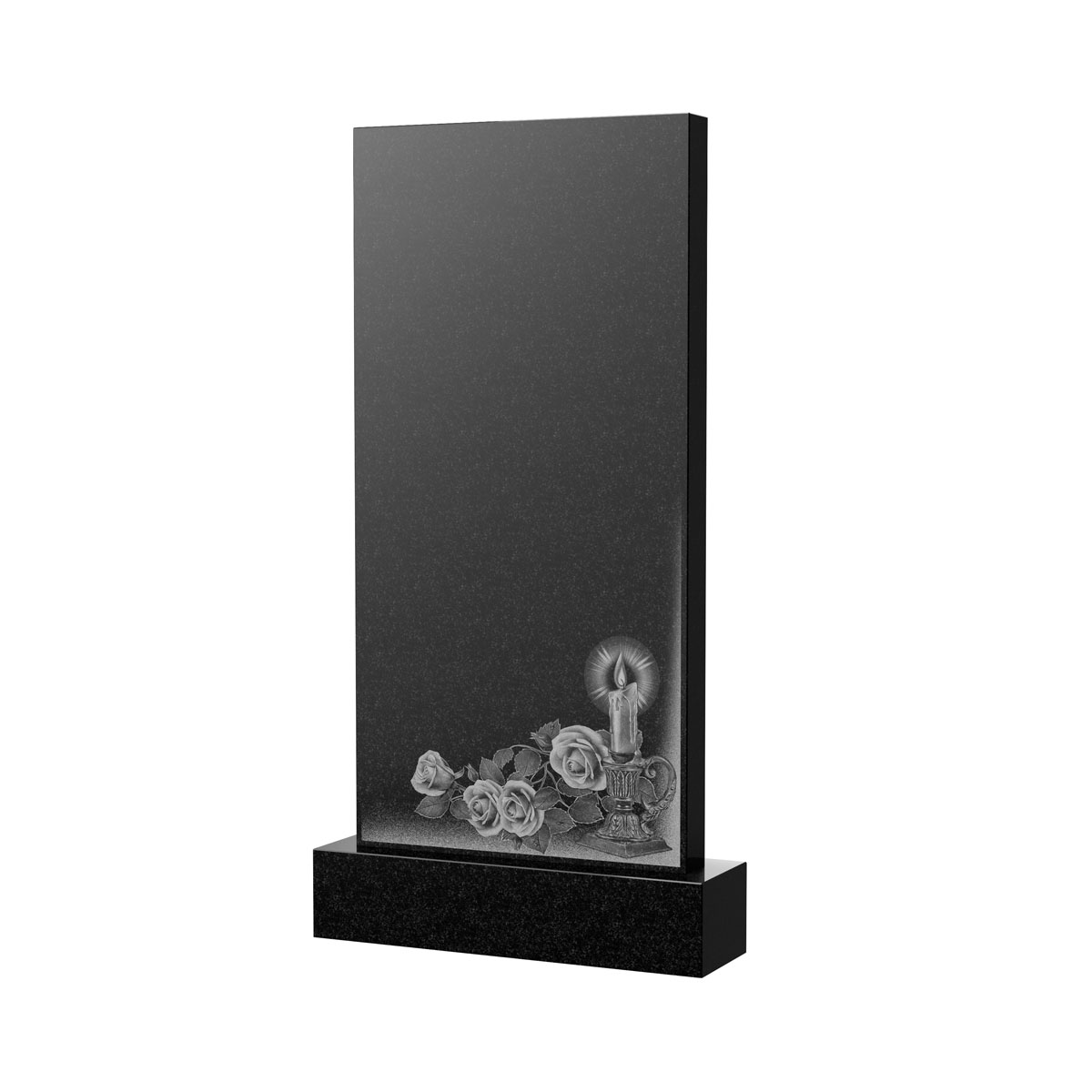 Художественное оформление памятника в&nbsp;Самаре | Художественное оформление на гранитную стелу, рисунок ВХО-050