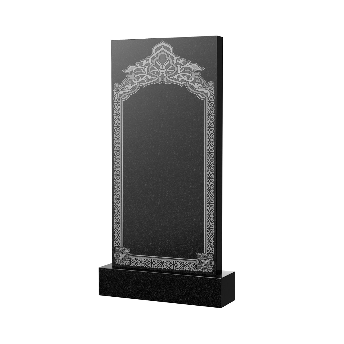 Художественное оформление памятника в&nbsp;Самаре | Художественное оформление на гранитную стелу, рисунок ВХО-044