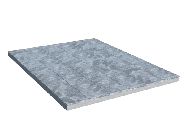 Площадки на могилу в&nbsp;Самаре | Площадка с мраморной облицовкой