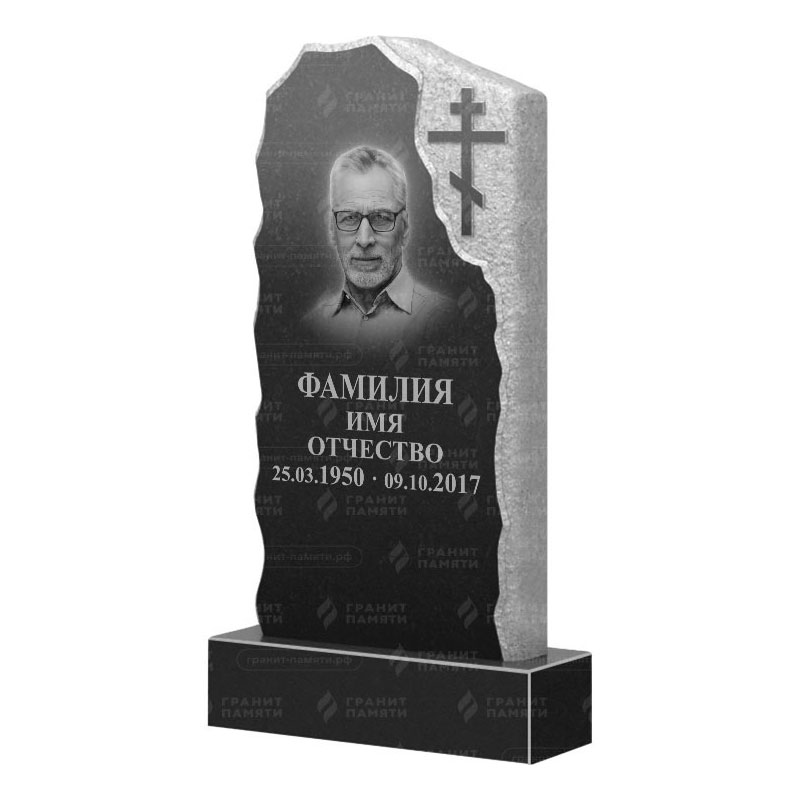 Памятники из гранита с обколом, скалы в&nbsp;Самаре | Гранитный памятник ФГ-231