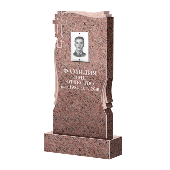 Гранитные памятники в&nbsp;Самаре | Памятник из гранита Розалия Pink ФГЦ-185