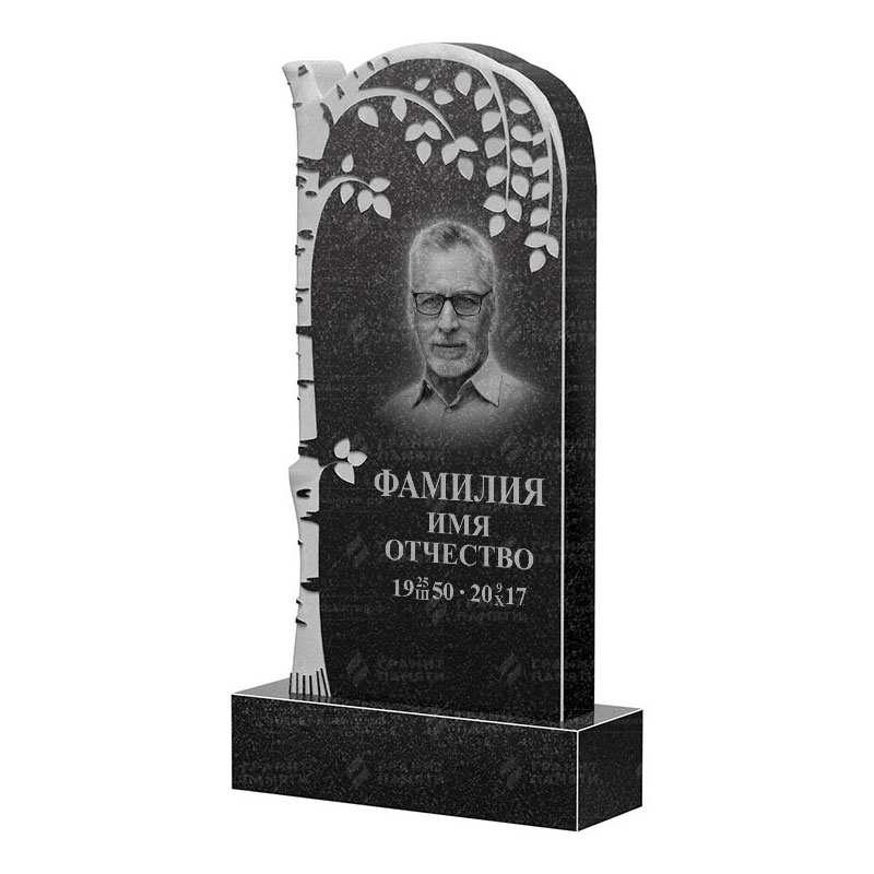Памятники из гранита с деревом в&nbsp;Самаре | Гранитный памятник ФГ-091