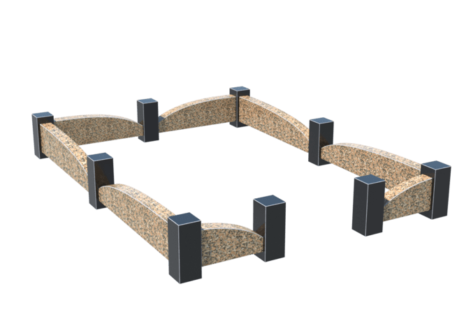 Цоколи на могилу в&nbsp;Самаре | Цоколь на могилу №0046