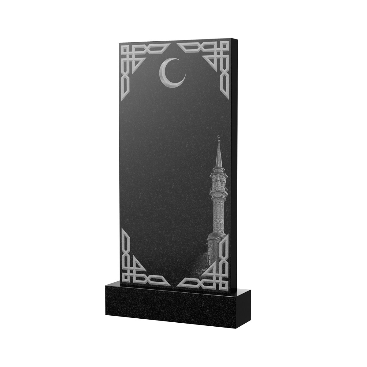 Художественное оформление памятника в&nbsp;Самаре | Художественное оформление на гранитную стелу, рисунок ВХО-040