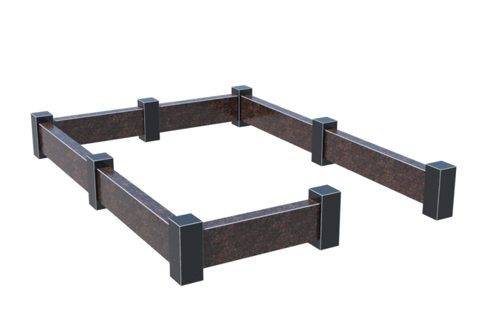 Цоколи на могилу в&nbsp;Самаре | Цоколь на могилу №0033