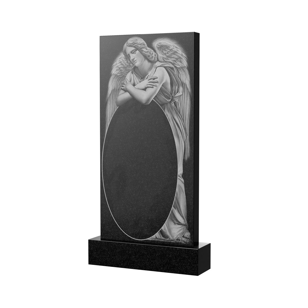 Художественное оформление памятника в&nbsp;Самаре | Художественное оформление на гранитную стелу, рисунок ВХО-016