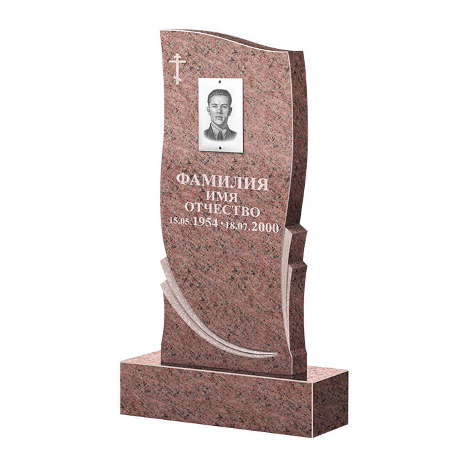 Гранитные памятники в&nbsp;Самаре | Памятник из гранита Розалия Pink ФГЦ-044