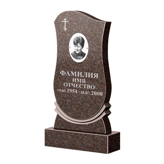 Гранитные памятники в&nbsp;Самаре | Памятник из гранита Карел Brown ФГЦ-056