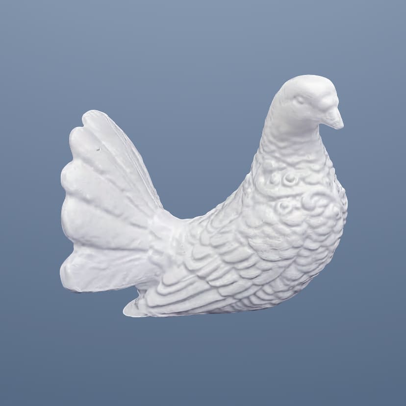 Скульптуры из искусственного мрамора в Самаре | Голубь право