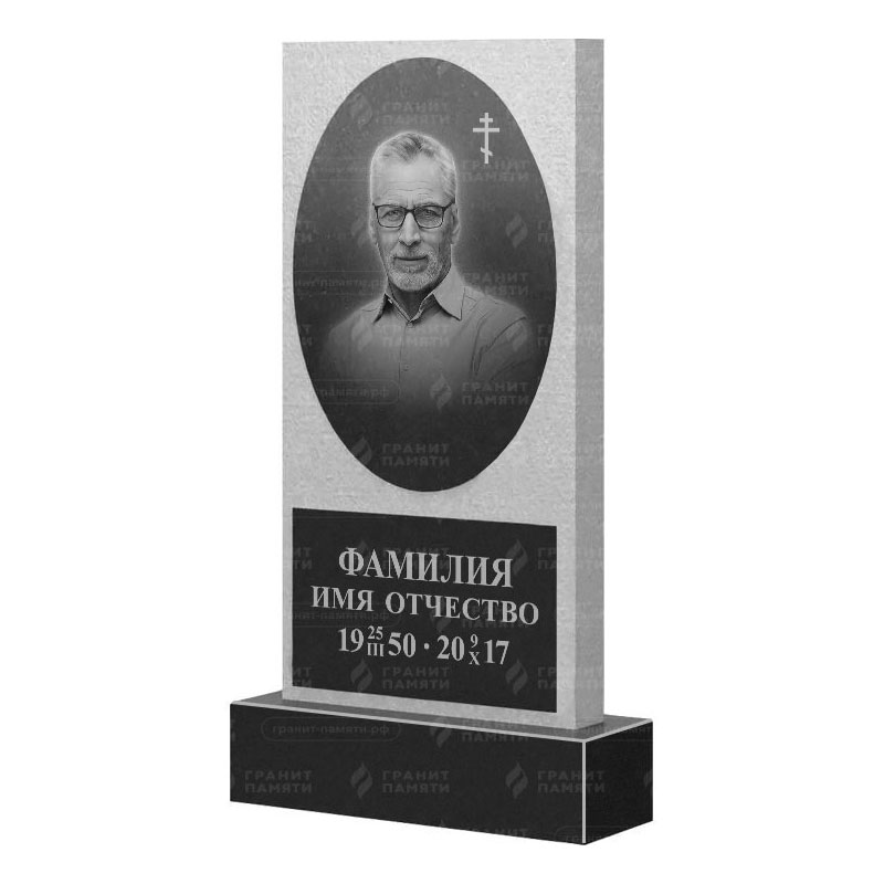 Памятники из гранита вертикальные в&nbsp;Самаре | Гранитный памятник ФГ-166