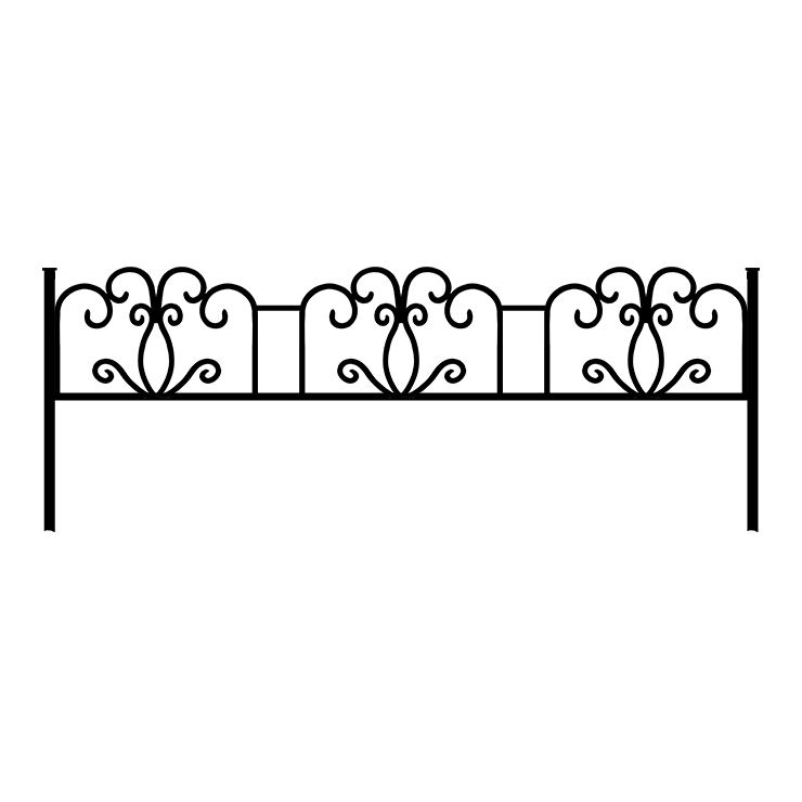 Металлические оградки, столы, скамейки в&nbsp;Самаре | Оградка №4