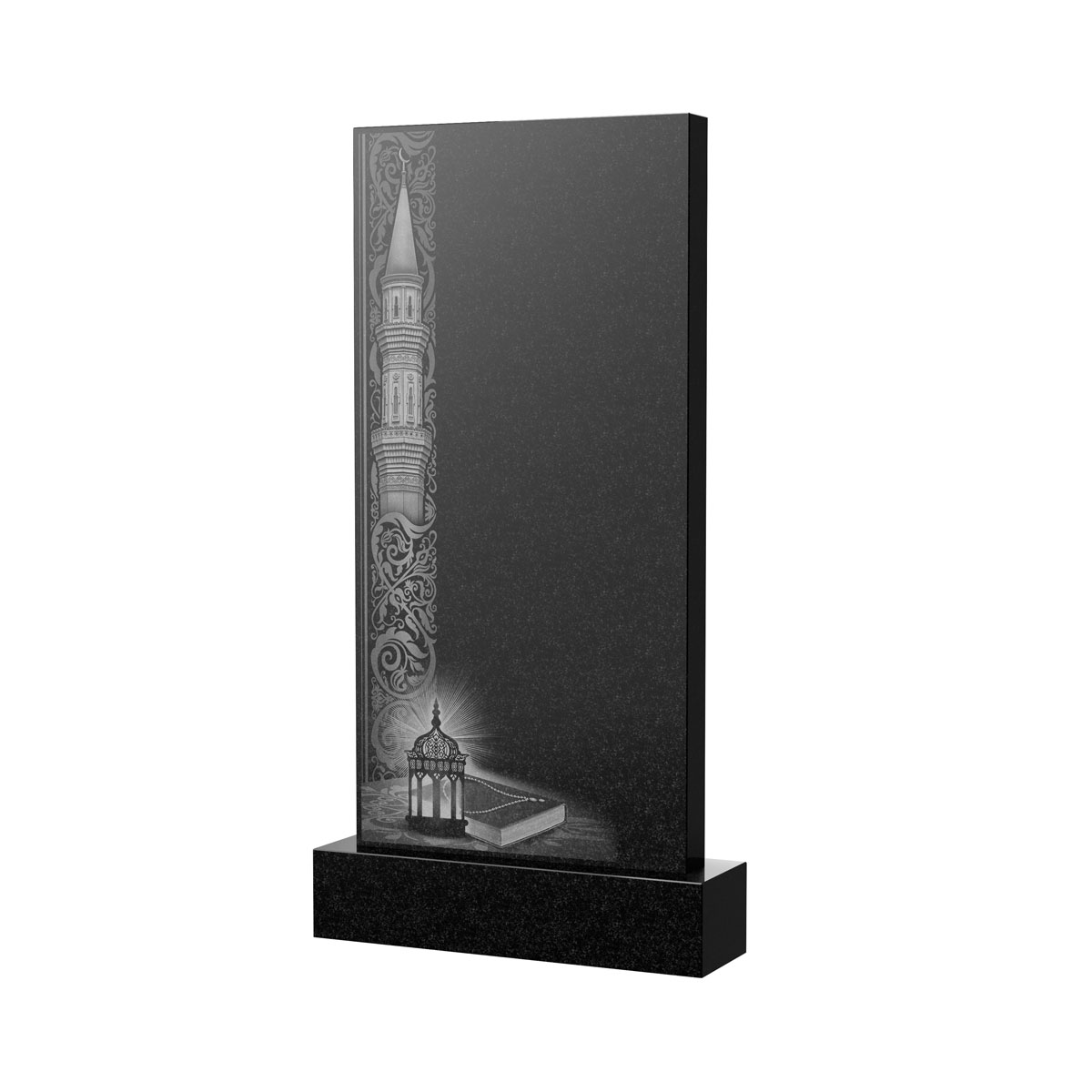 Художественное оформление памятника в&nbsp;Самаре | Художественное оформление на гранитную стелу, рисунок ВХО-038