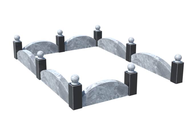 Цоколи на могилу в&nbsp;Самаре | Цоколь на могилу №0003