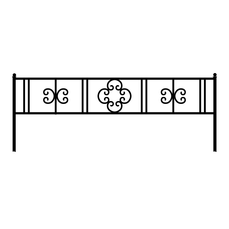 Кованые изделия в&nbsp;Самаре | Кованая оградка ОГ.006