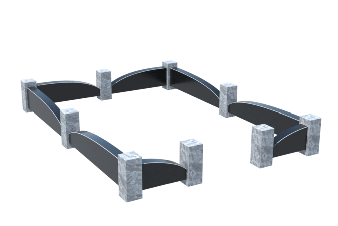 Цоколи на могилу в&nbsp;Самаре | Цоколь на могилу №0041