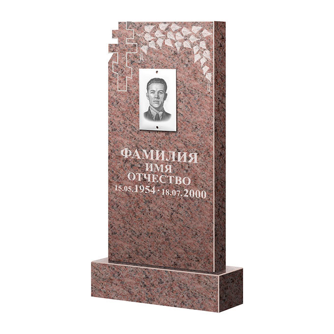 Гранитные памятники в&nbsp;Самаре | Памятник из гранита Розалия Pink ФГЦ-202
