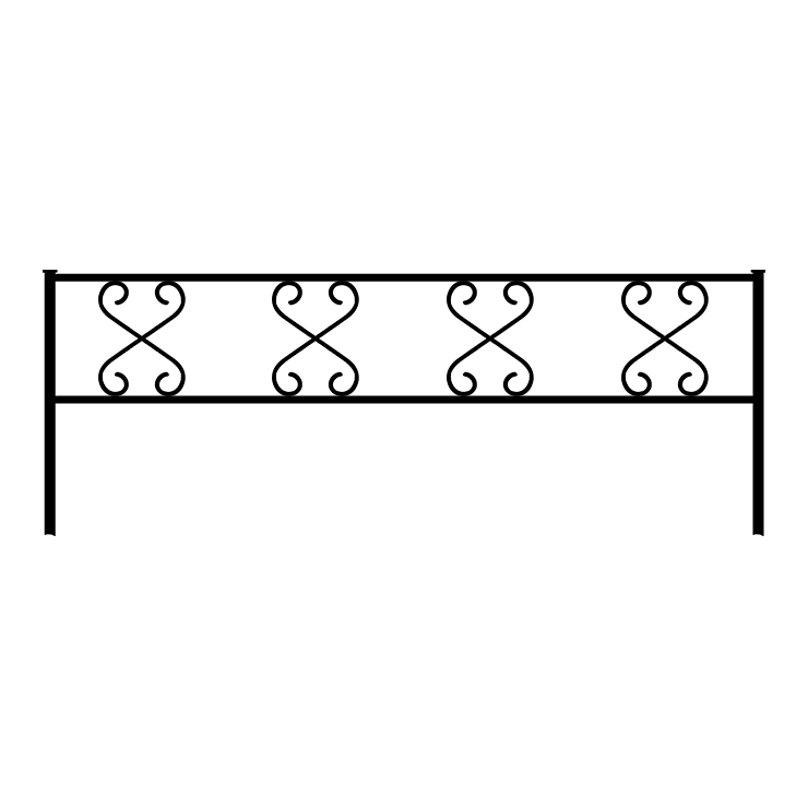 Металлические оградки, столы, скамейки в&nbsp;Самаре | Оградка №1