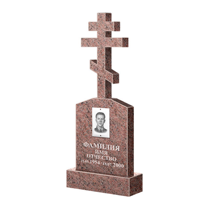 Гранитные памятники в&nbsp;Самаре | Памятник из гранита Розалия Pink ФГЦ-099