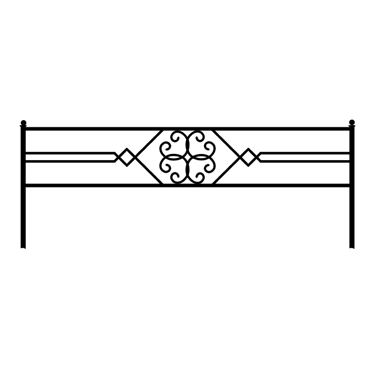 Кованые изделия в&nbsp;Самаре | Кованая оградка ОГ.003