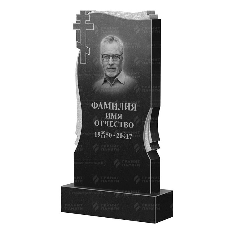 Памятники из гранита вертикальные в&nbsp;Самаре | Гранитный памятник ФГ-185